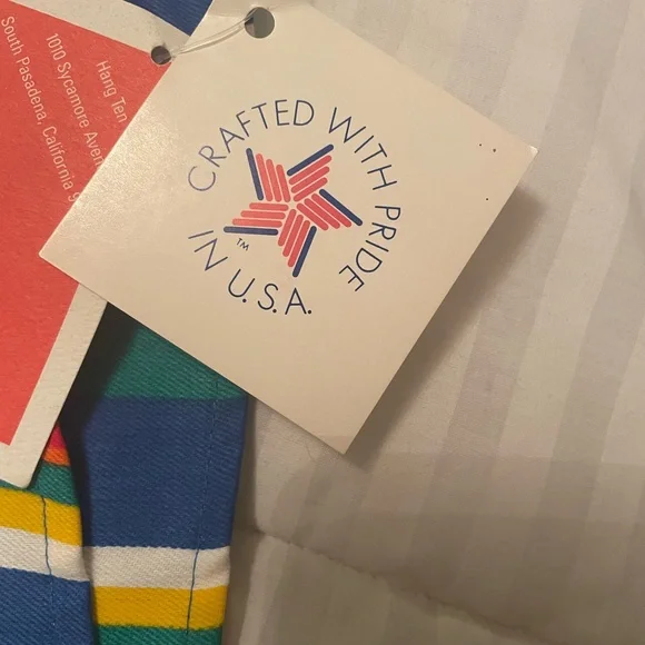 NWT Vintage Hang Ten Wrap Around Skirt  100% Cotton Made in the USA Size L - Picture 5 of 14